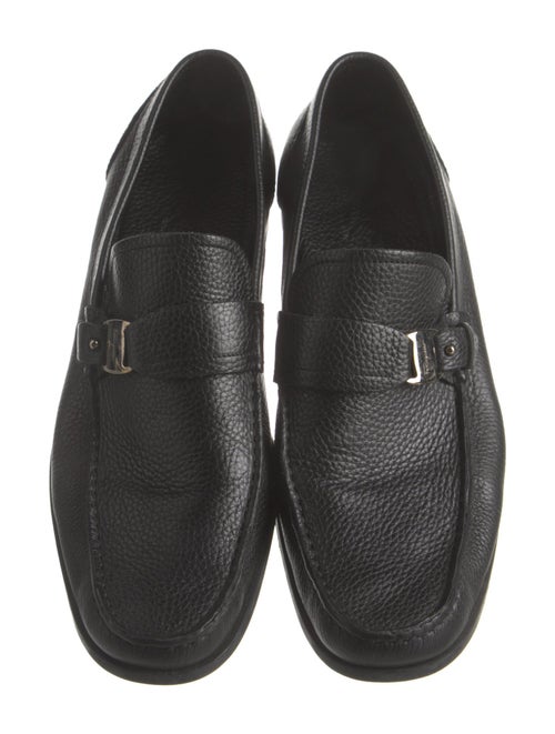 Salvatore Ferragamo Leather Monk Straps