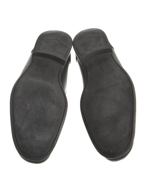 Salvatore Ferragamo Leather Monk Straps