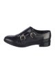 Salvatore Ferragamo Leather Monk Straps