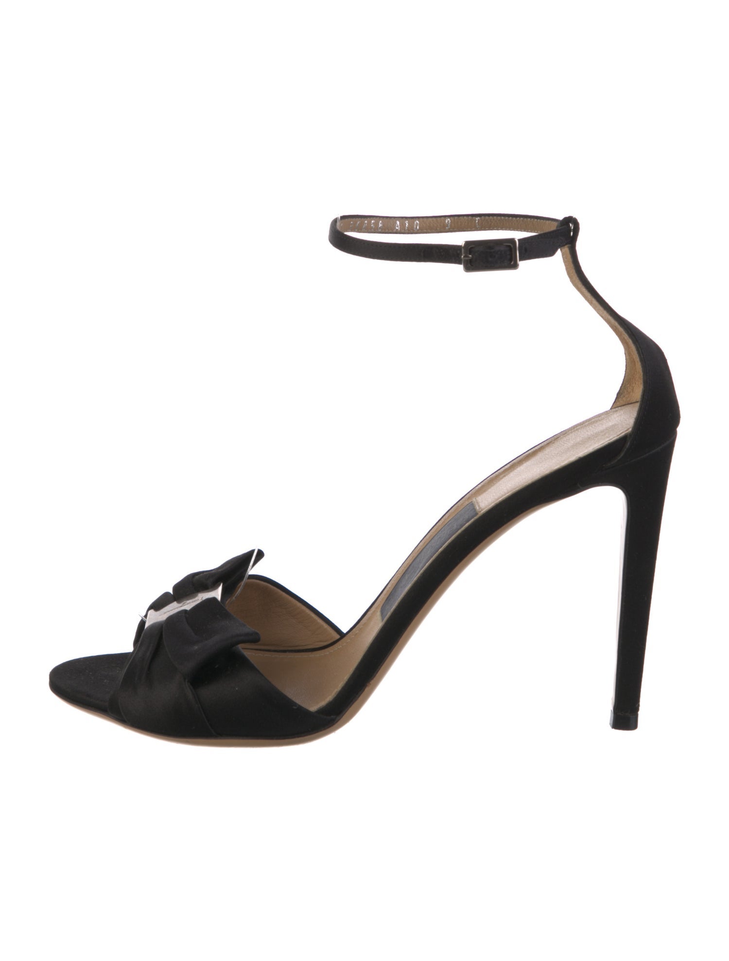 Salvatore Ferragamo Satin Bow Accents Sandals