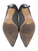 Salvatore Ferragamo Wool T-Strap Pumps