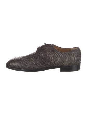 Salvatore Ferragamo Python Derby Shoes