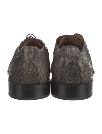 Salvatore Ferragamo Python Derby Shoes
