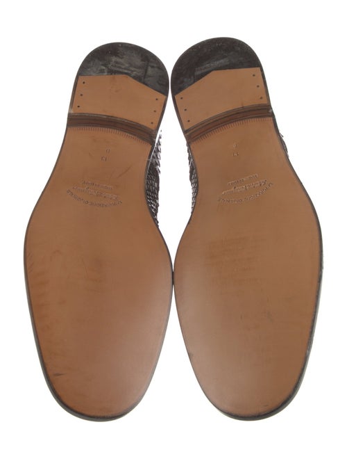 Salvatore Ferragamo Python Derby Shoes