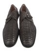 Salvatore Ferragamo Python Monk Straps