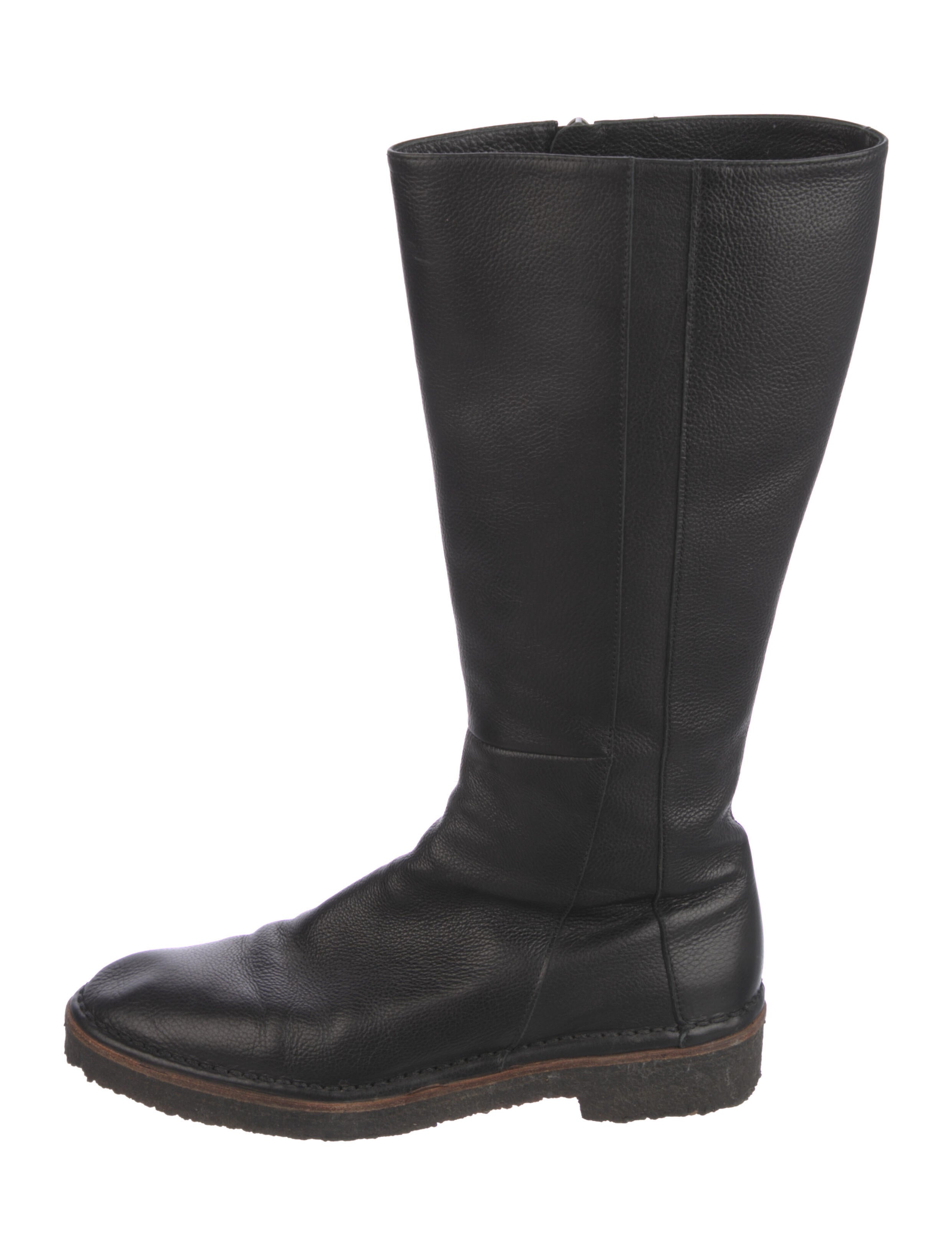 Salvatore Ferragamo Leather Riding Boots