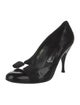 Salvatore Ferragamo Vara Bow Accent Patent Leather Pumps