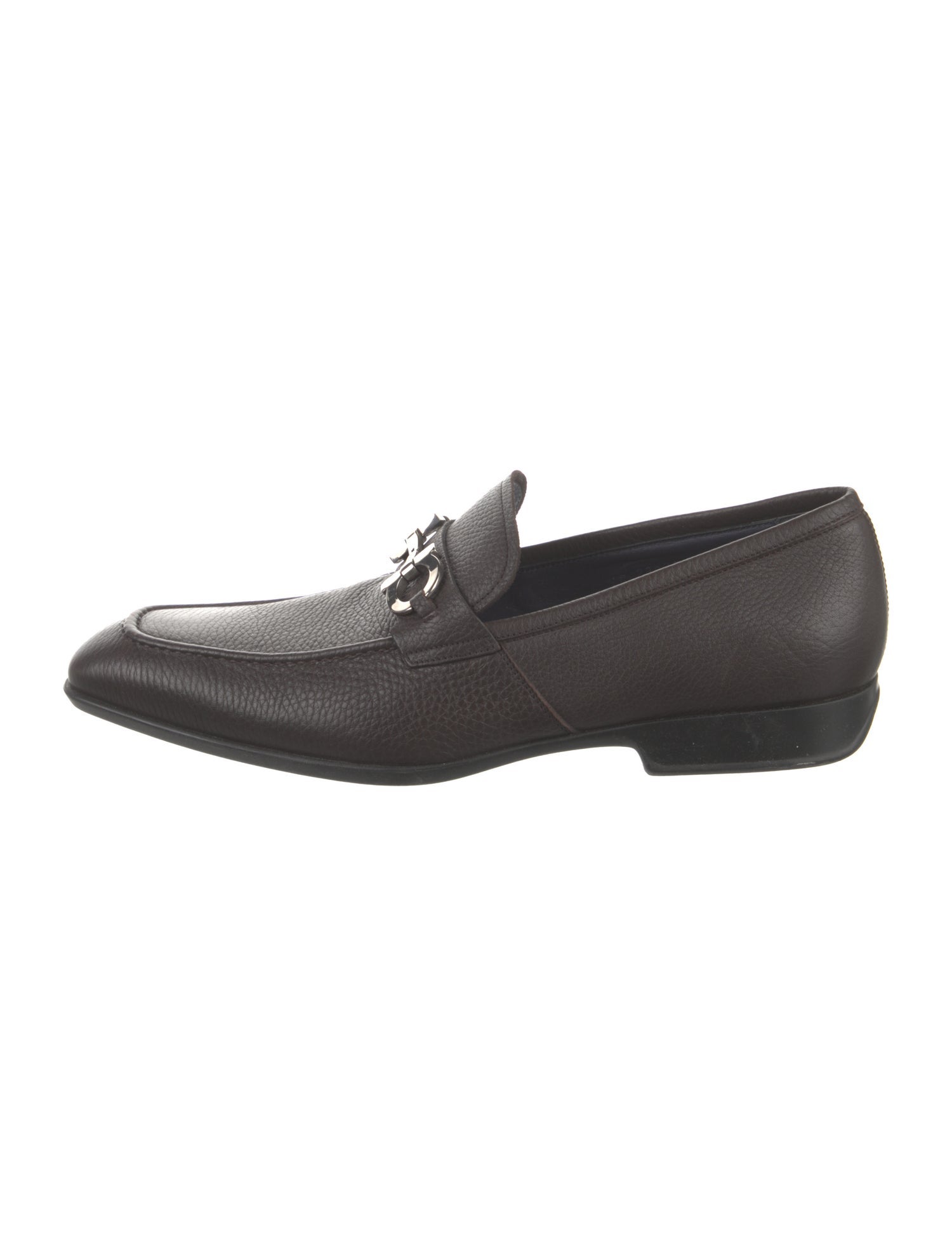 Salvatore Ferragamo Horsebit Accent Leather Loafers