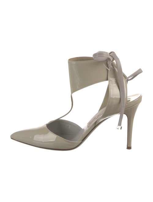 Salvatore Ferragamo Patent Leather T-Strap Pumps