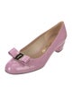 Salvatore Ferragamo Vara Bow Accent Patent Leather Pumps