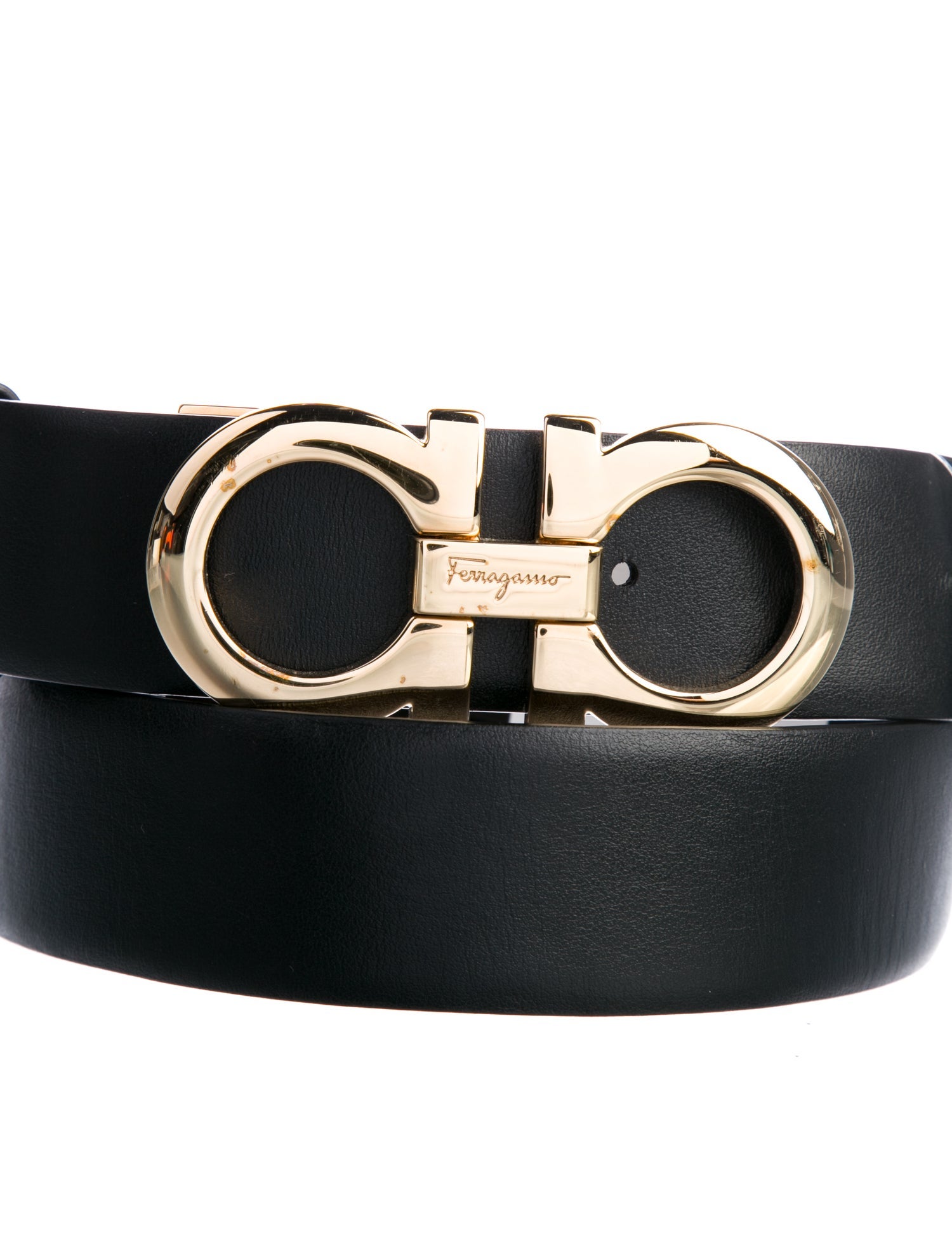 Salvatore Ferragamo Leather Belt Kit