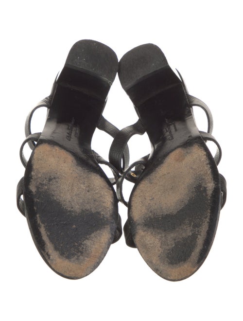 Salvatore Ferragamo Leather Slides