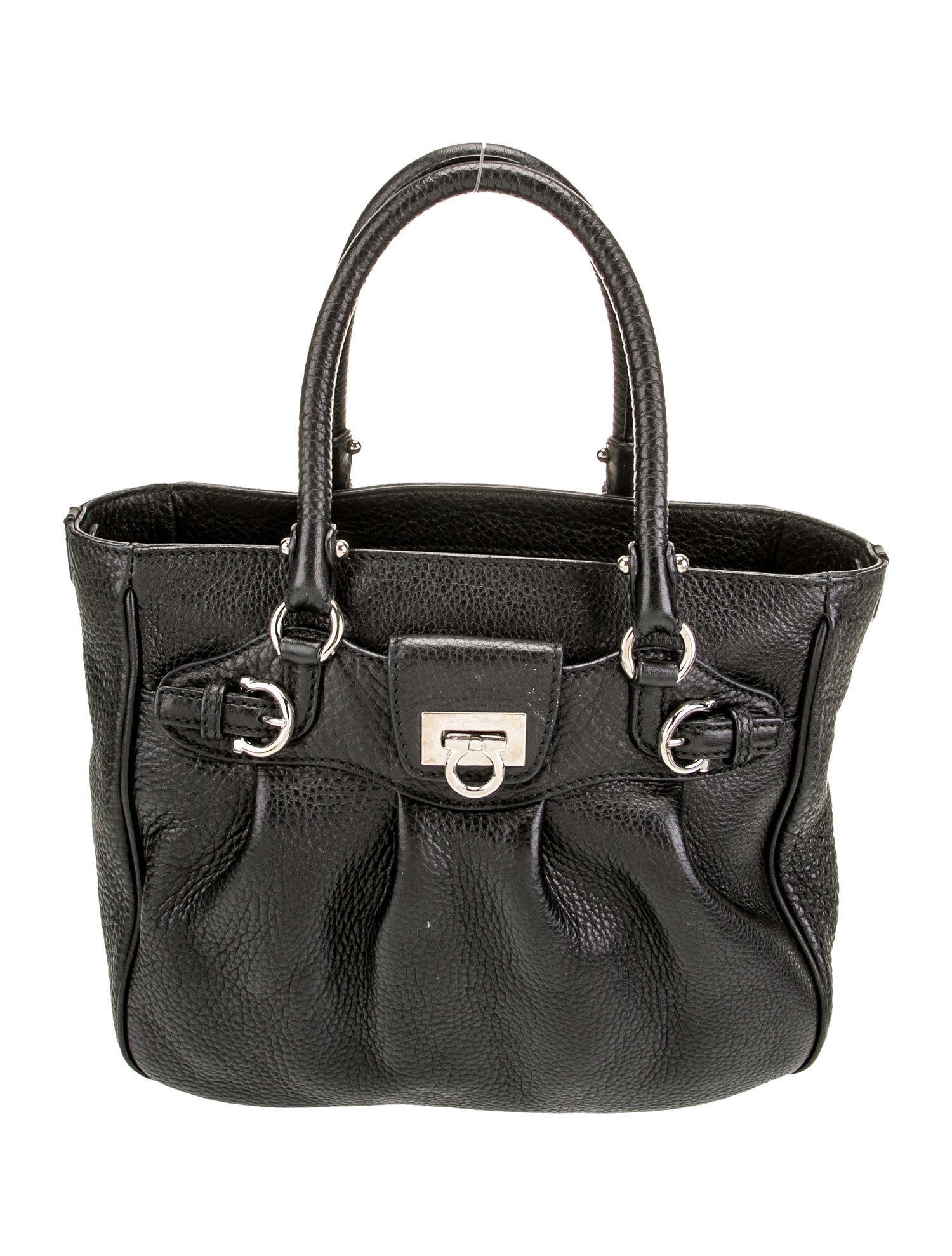 Salvatore Ferragamo Leather Top Handle Bag