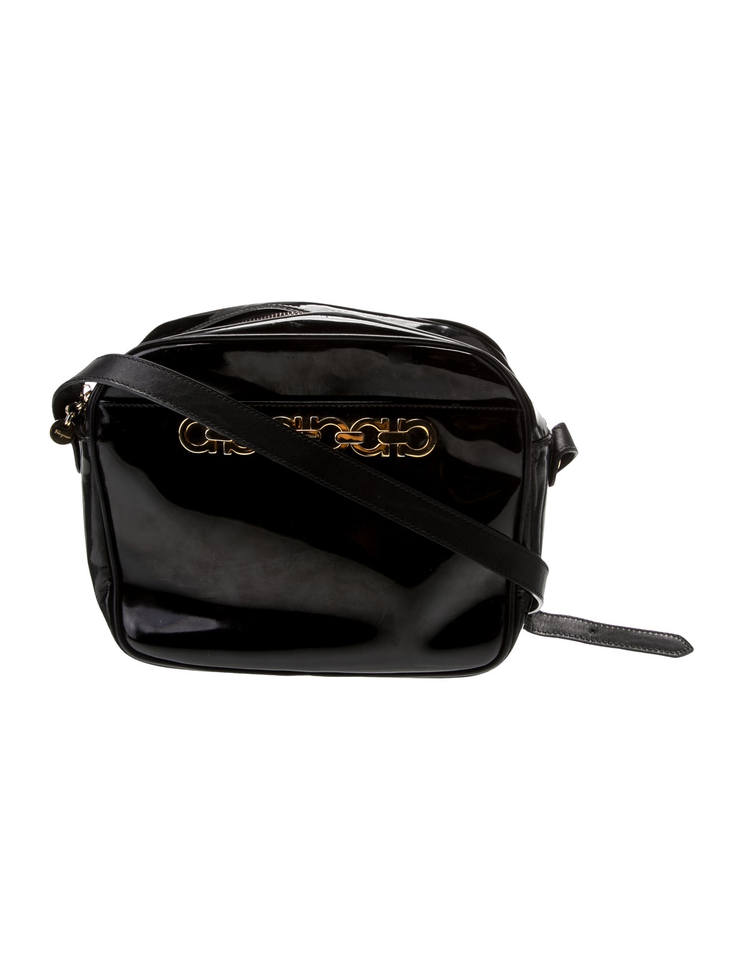 Salvatore Ferragamo Patent Leather Crossbody Bag
