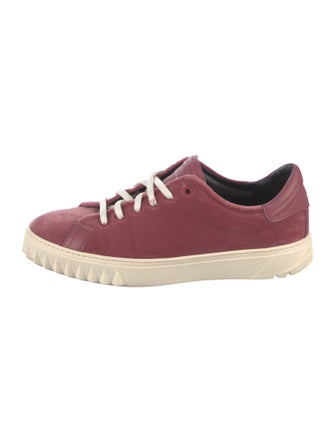 Salvatore Ferragamo Velvet Sneakers