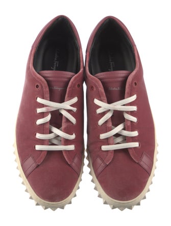 Salvatore Ferragamo Velvet Sneakers