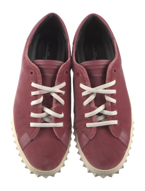 Salvatore Ferragamo Velvet Sneakers