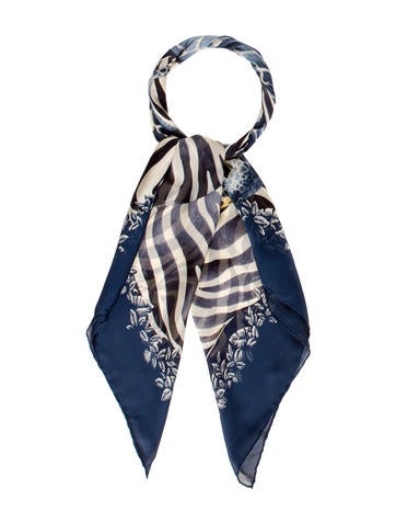 Salvatore Ferragamo Silk Printed Scarf
