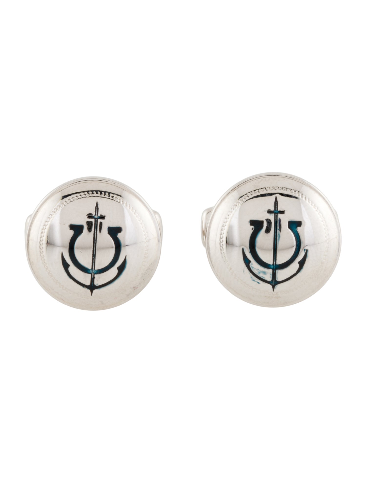 Salvatore Ferragamo Enamel Cufflinks