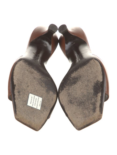 Salvatore Ferragamo Leather Slides