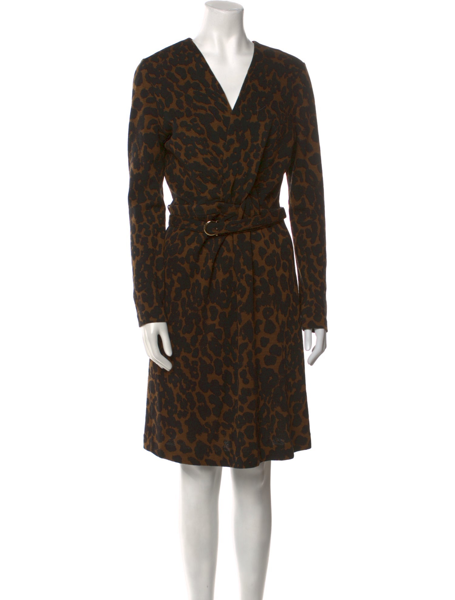 Salvatore Ferragamo Wool Knee-Length Dress