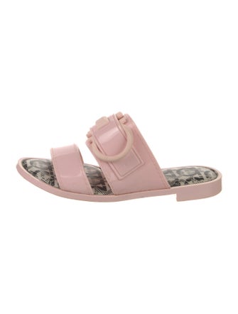Salvatore Ferragamo Patent Leather Slides
