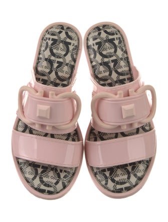 Salvatore Ferragamo Patent Leather Slides