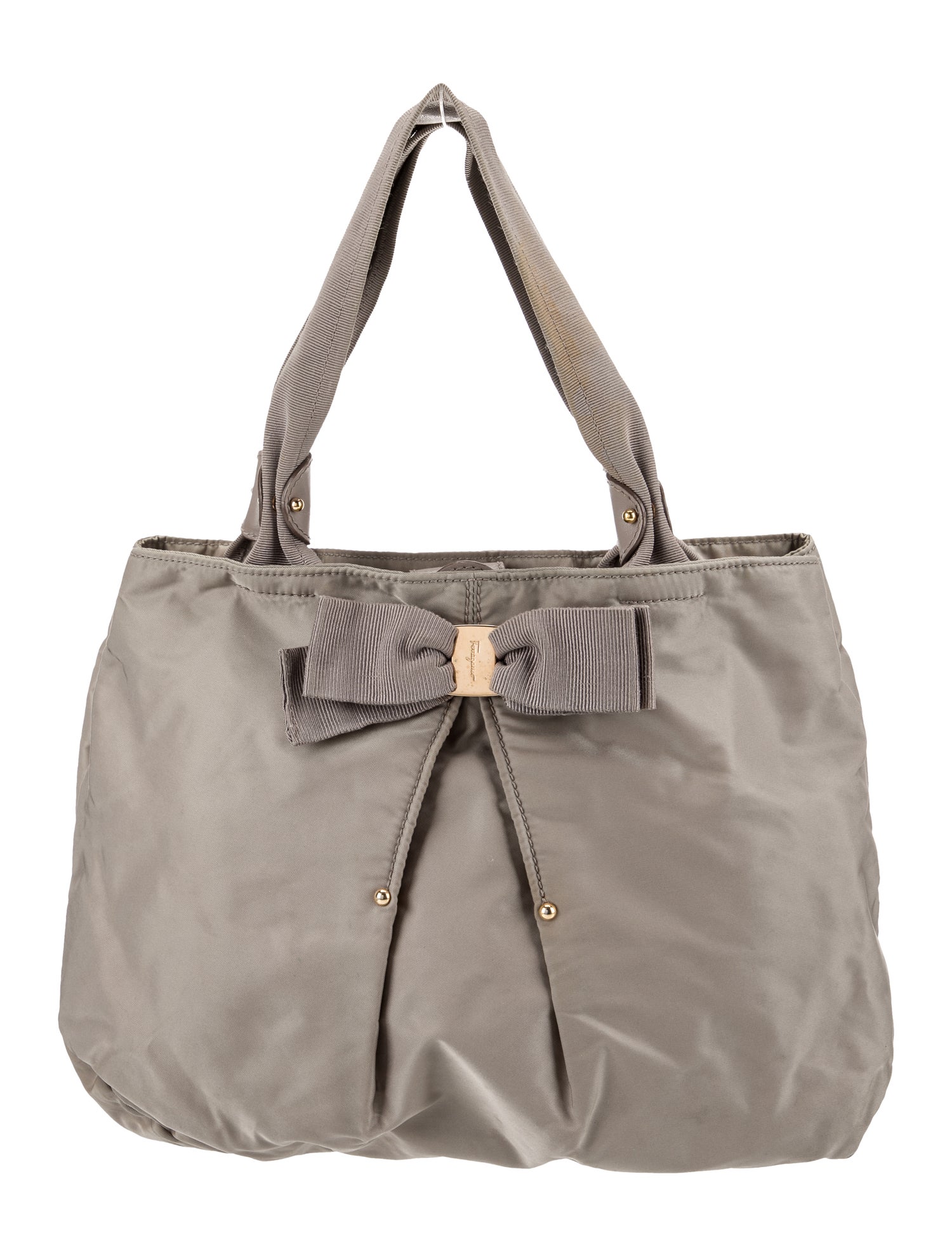 【関税負担】 SALVATORE FERRAGAMO VARA TOTEBAG Authentic Vintage Salvatore Ferragamo Vara Tote Shoulder Bag