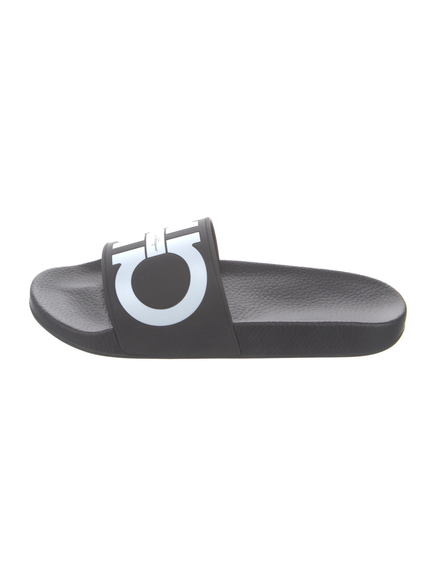 Salvatore Ferragamo Rubber Graphic Print Slides
