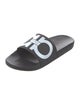 Salvatore Ferragamo Rubber Graphic Print Slides