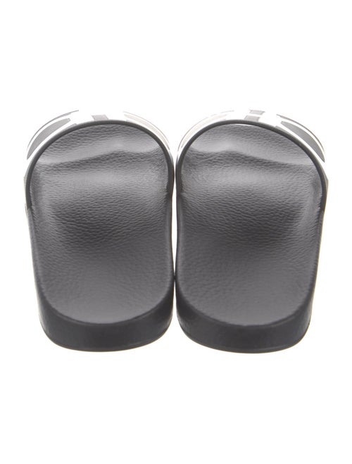 Salvatore Ferragamo Rubber Graphic Print Slides