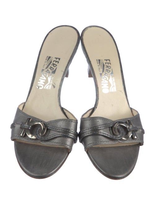 Salvatore Ferragamo Patent Leather Slides