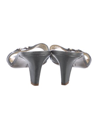 Salvatore Ferragamo Patent Leather Slides