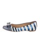 Salvatore Ferragamo Vara Bow Accent Sequins Ballet Flats