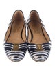 Salvatore Ferragamo Vara Bow Accent Sequins Ballet Flats