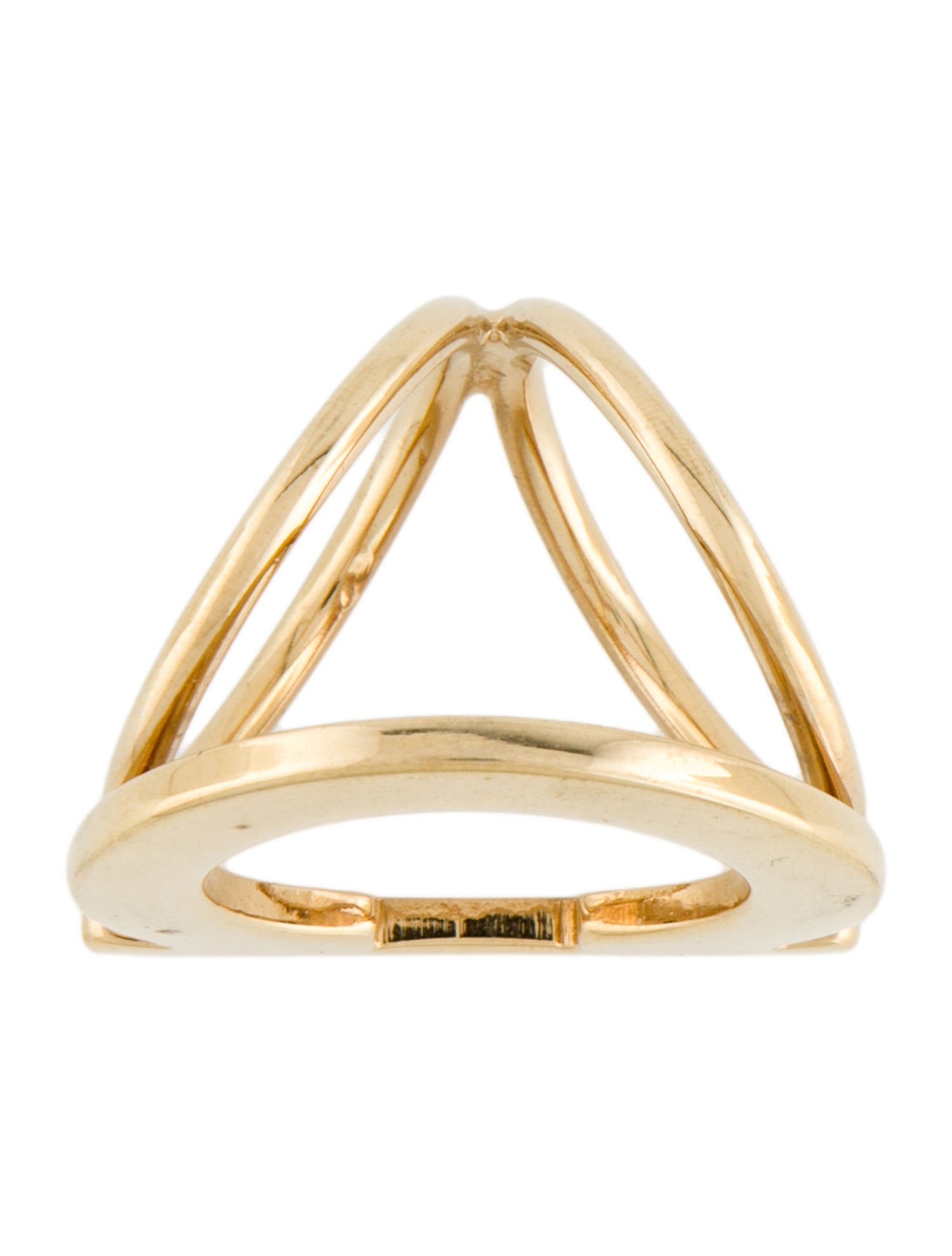 Salvatore Ferragamo Metal Scarf Ring