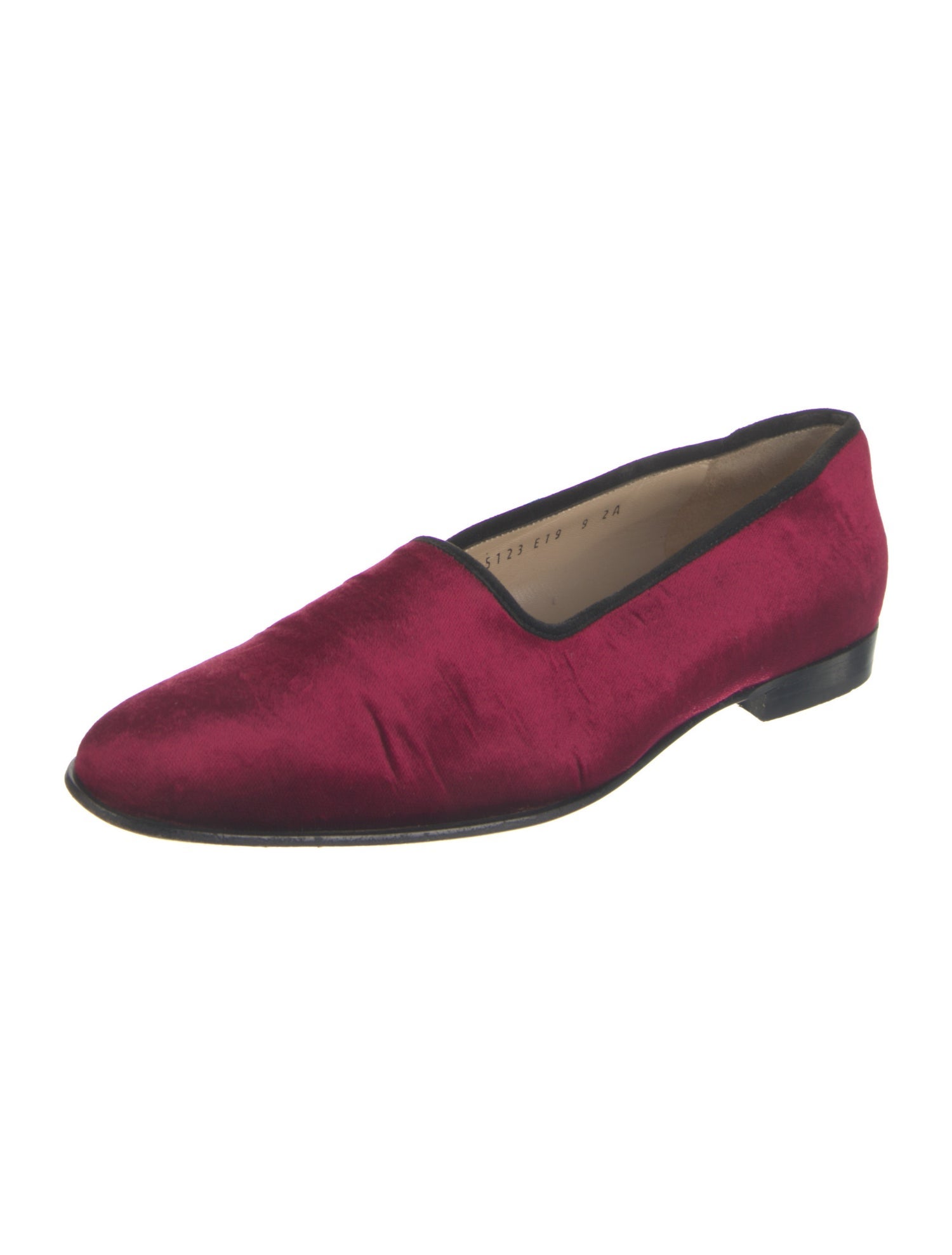 Salvatore Ferragamo Velvet Flats