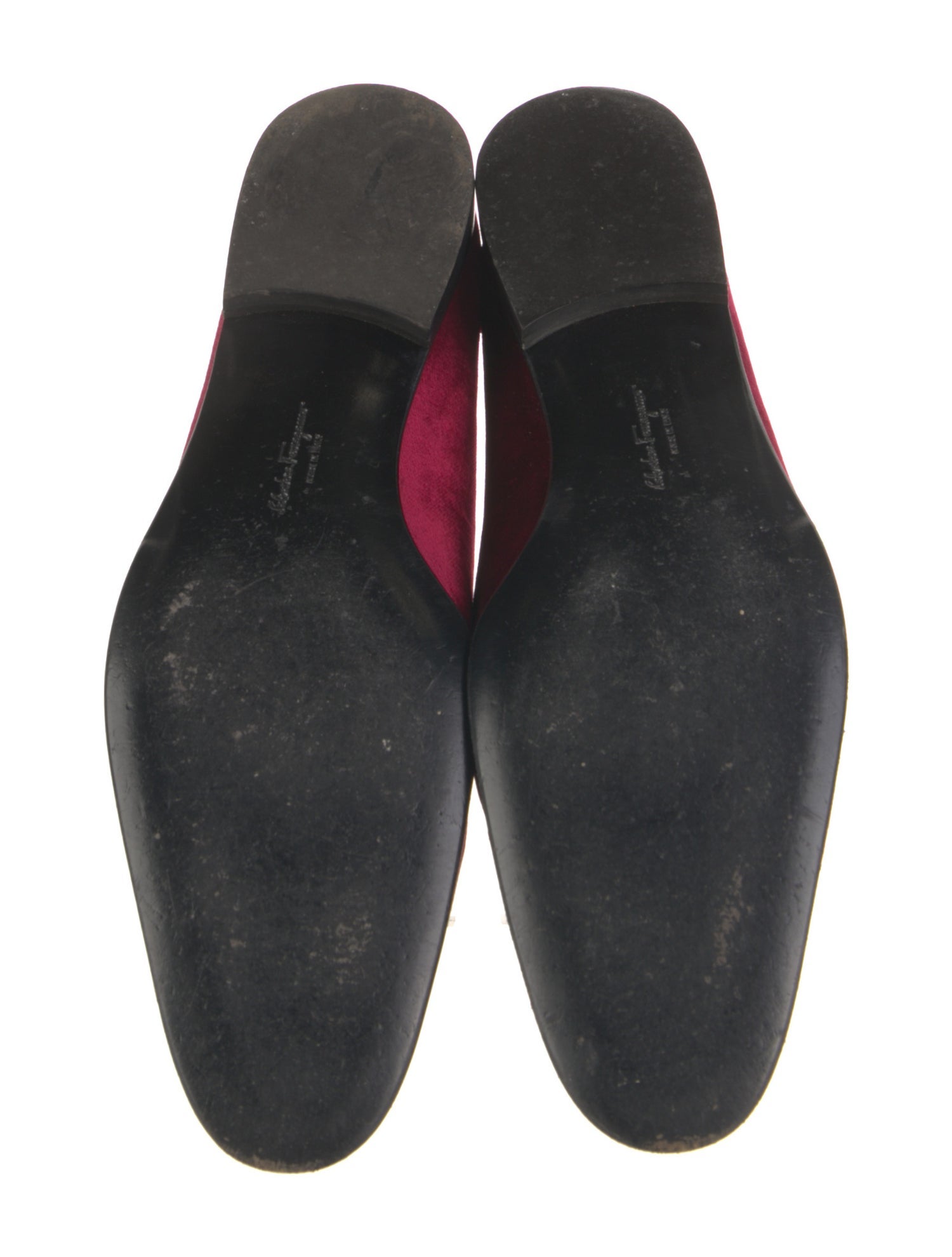 Salvatore Ferragamo Velvet Flats