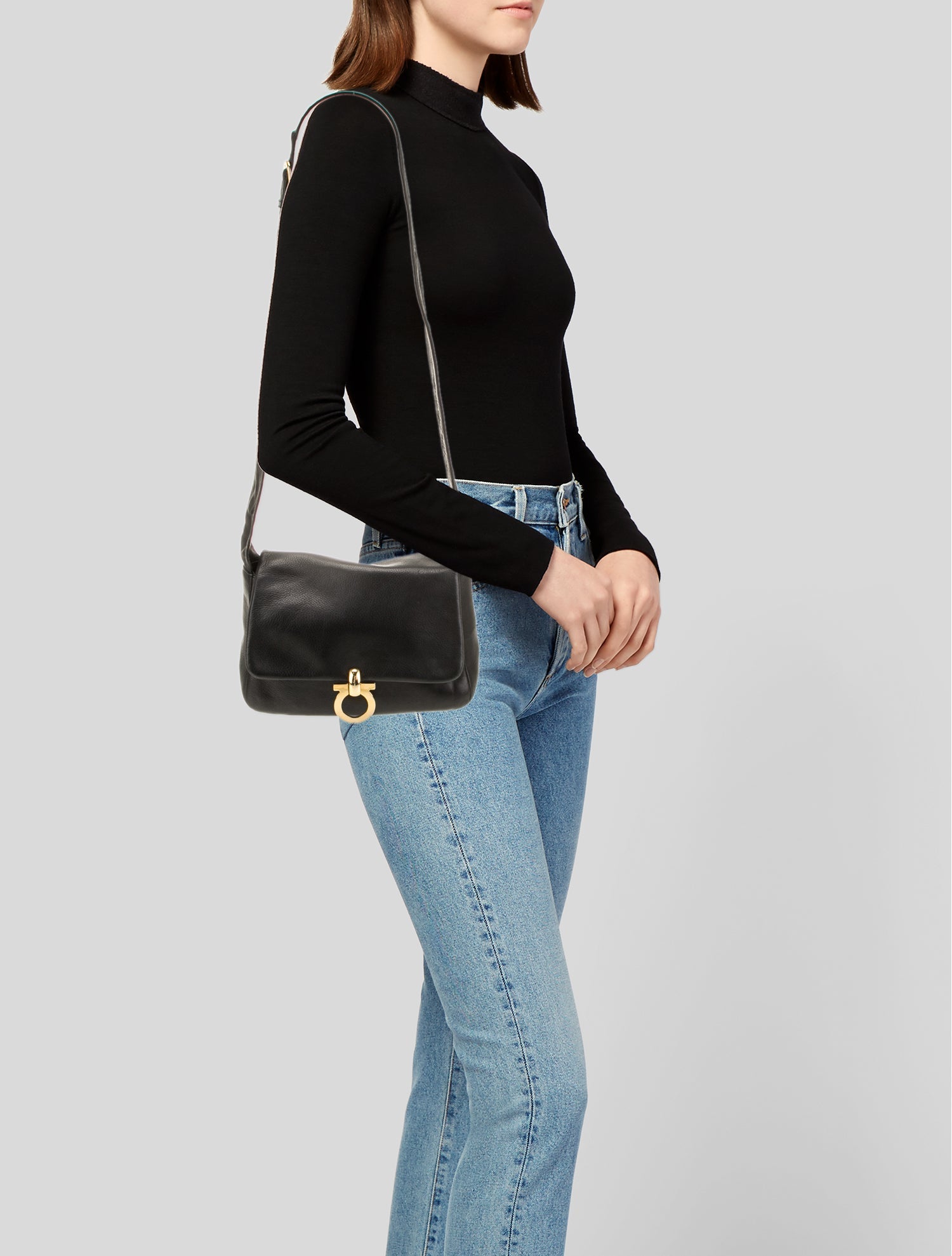 Salvatore Ferragamo Leather Shoulder Bag