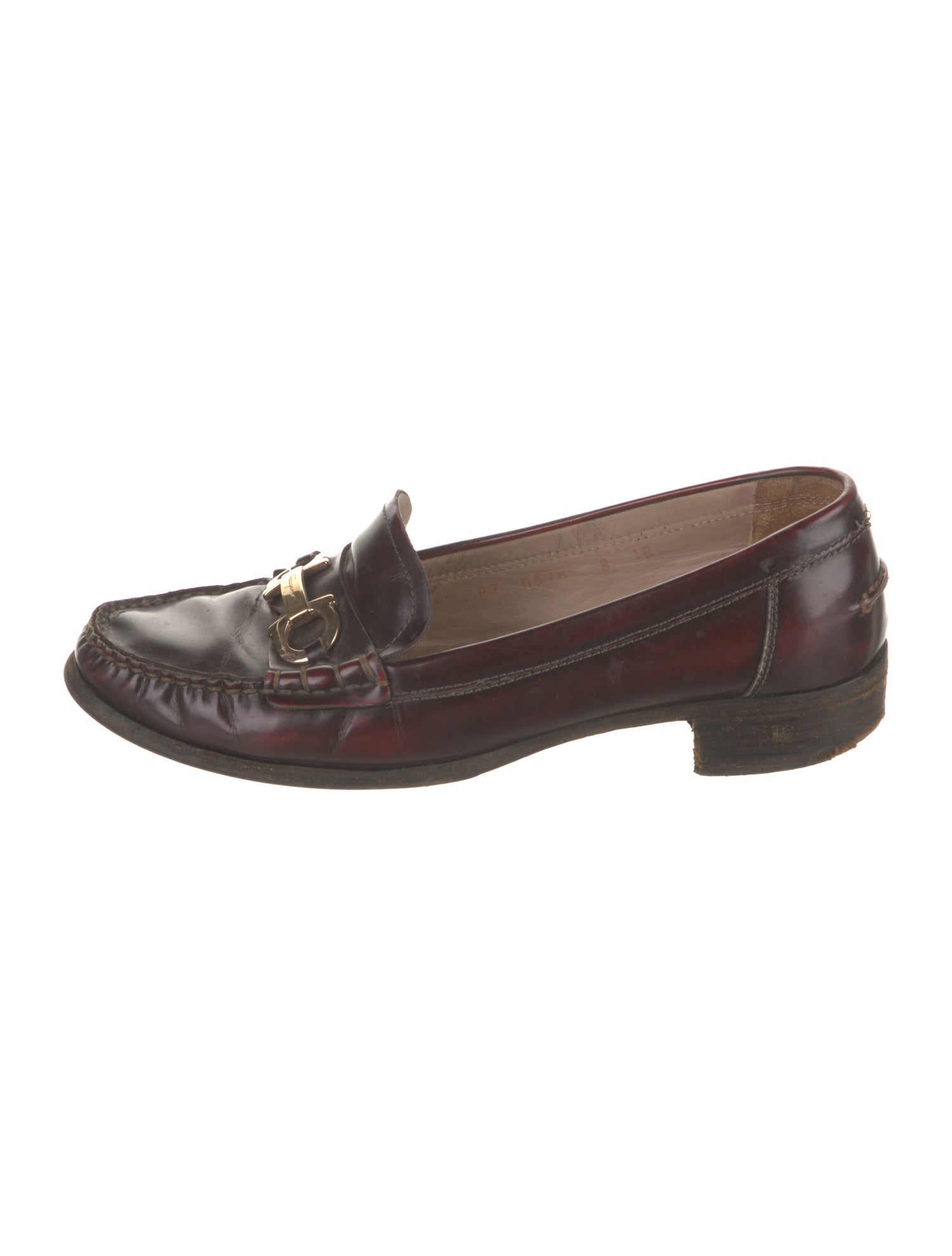 Salvatore Ferragamo Gancini Logo Leather Pumps