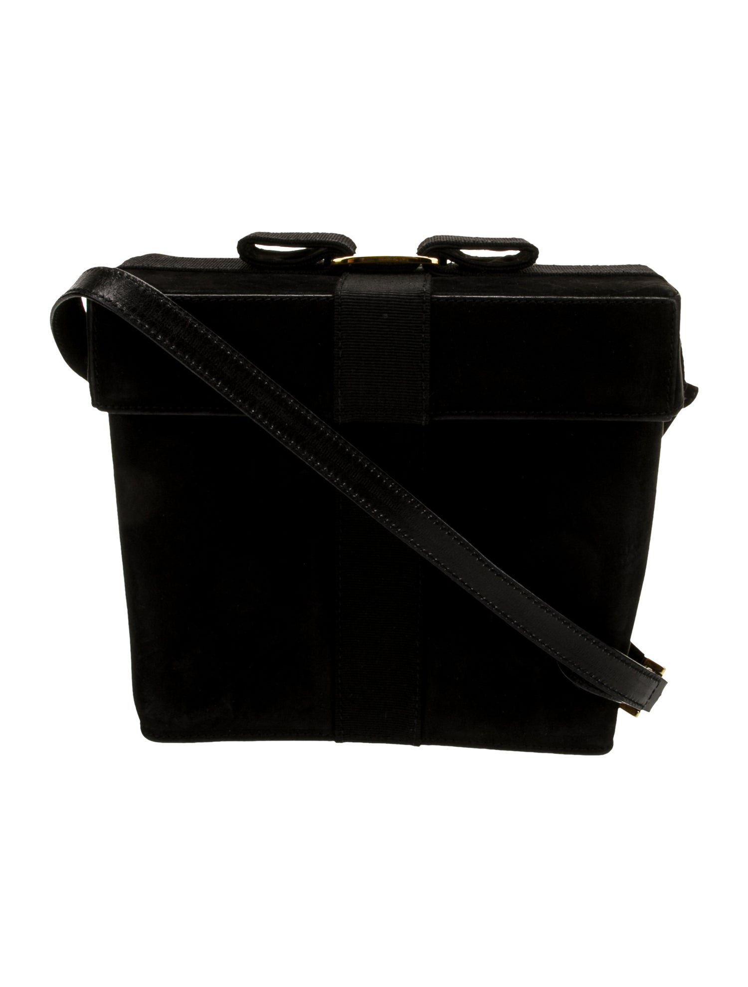 Salvatore Ferragamo Suede Suitcase