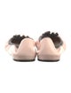 Salvatore Ferragamo Leather Bow Accents Ballet Flats