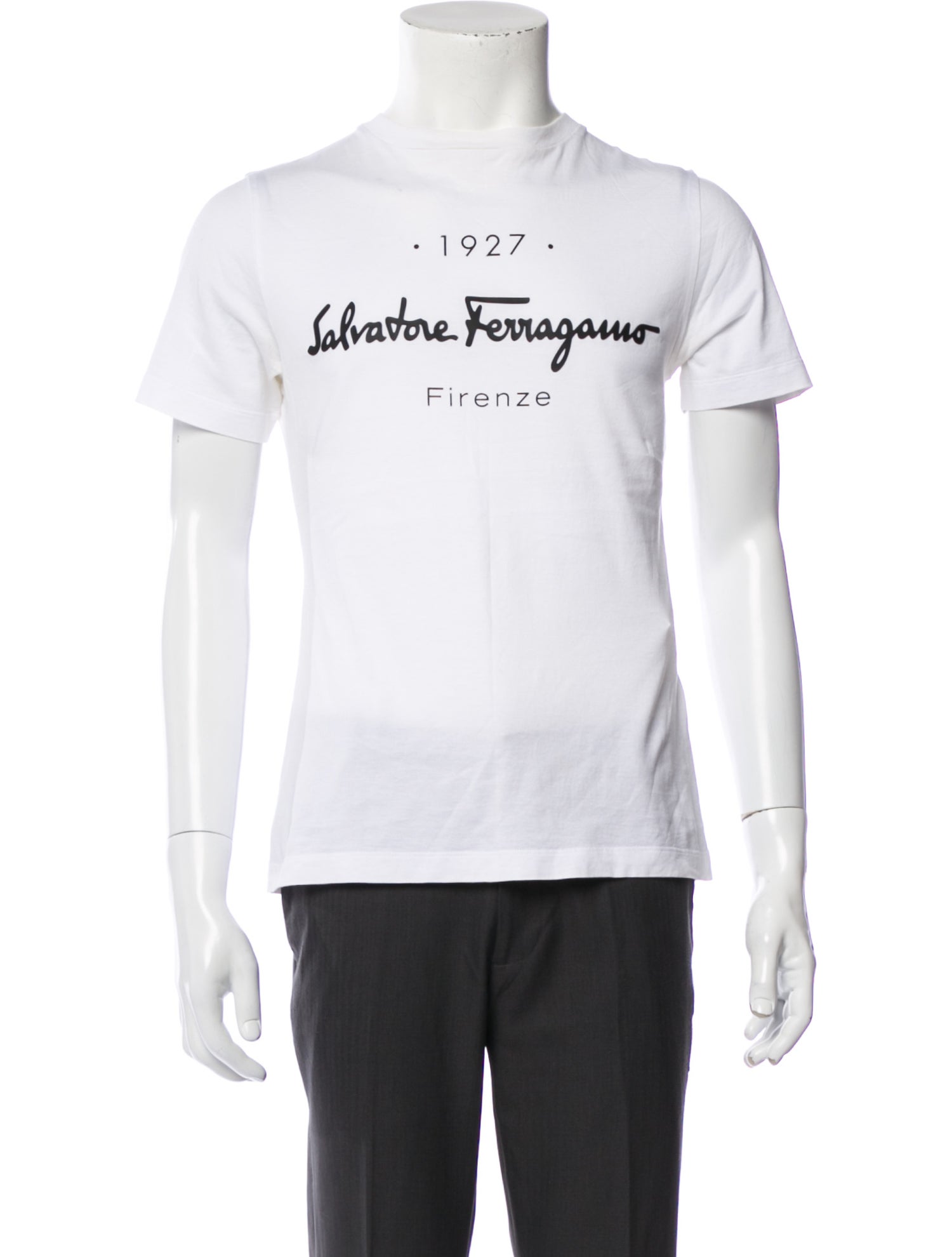 Salvatore Ferragamo Graphic Print Crew Neck T-Shirt