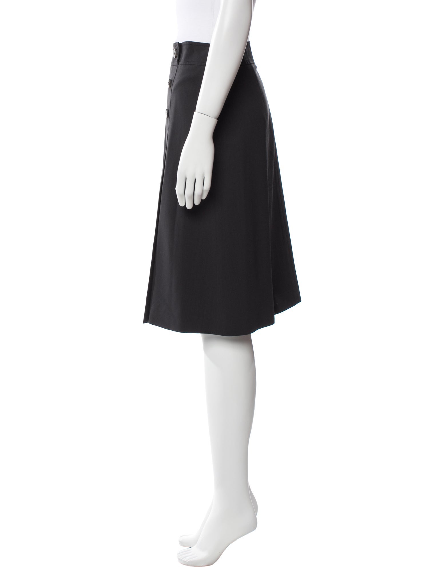 Salvatore Ferragamo Wool Knee-Length Skirt