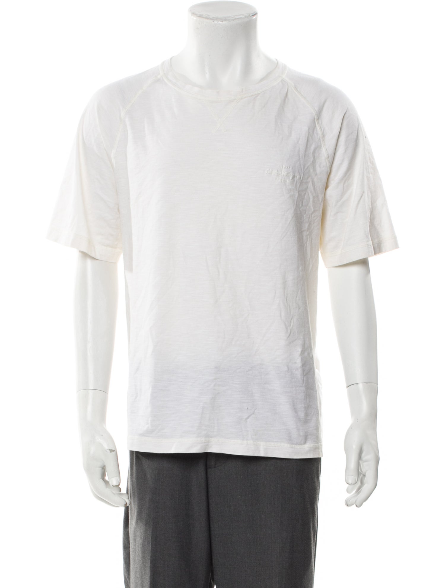 Salvatore Ferragamo Crew Neck Short Sleeve T-Shirt