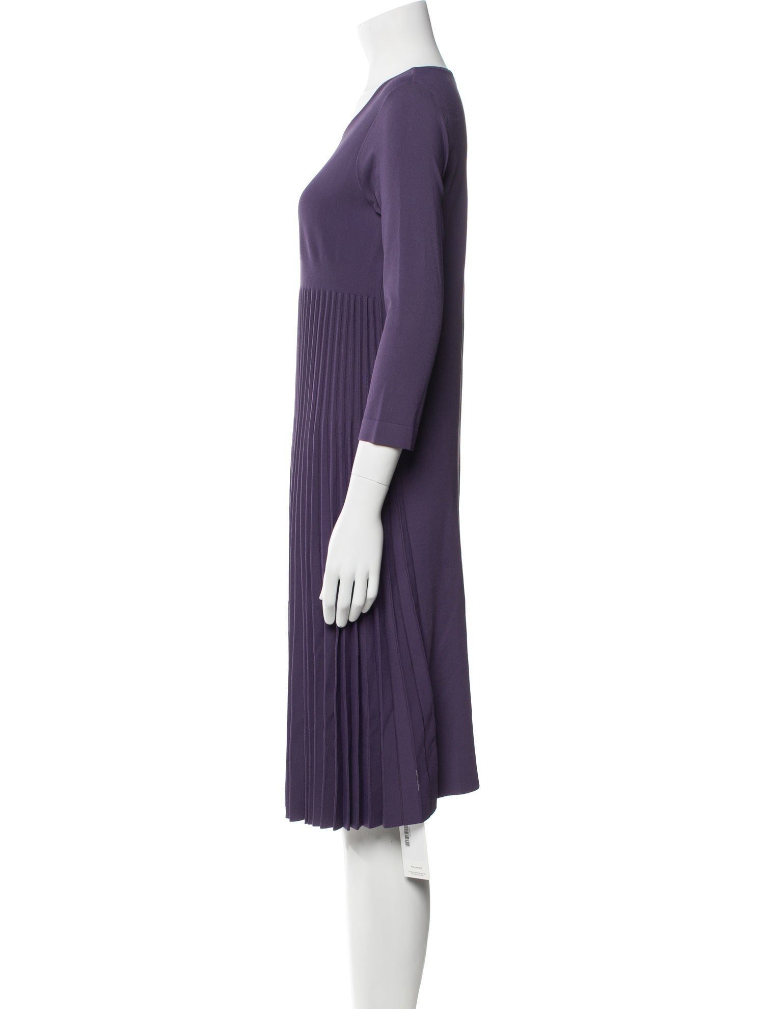 Salvatore Ferragamo Silk Midi Length Dress