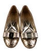 Salvatore Ferragamo Glitter Ballet Flats
