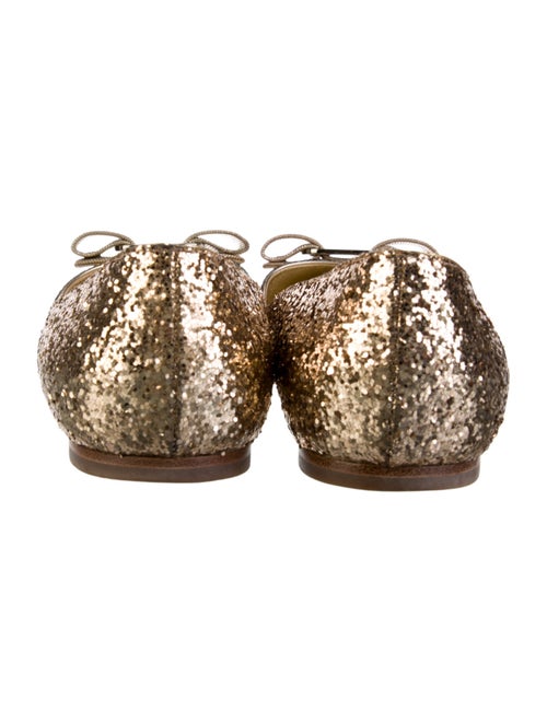 Salvatore Ferragamo Glitter Ballet Flats