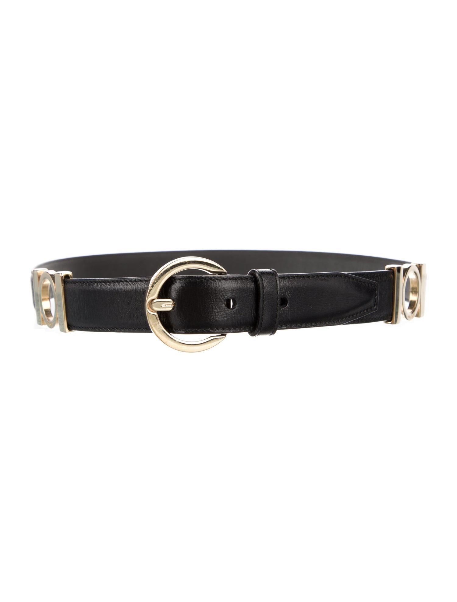 Salvatore Ferragamo Skinny Leather Belt