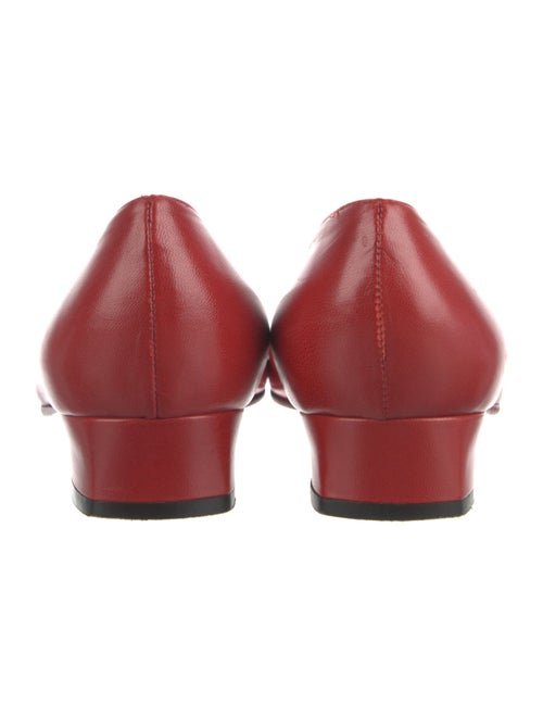 Salvatore Ferragamo Vara Bow Accent Leather Flats